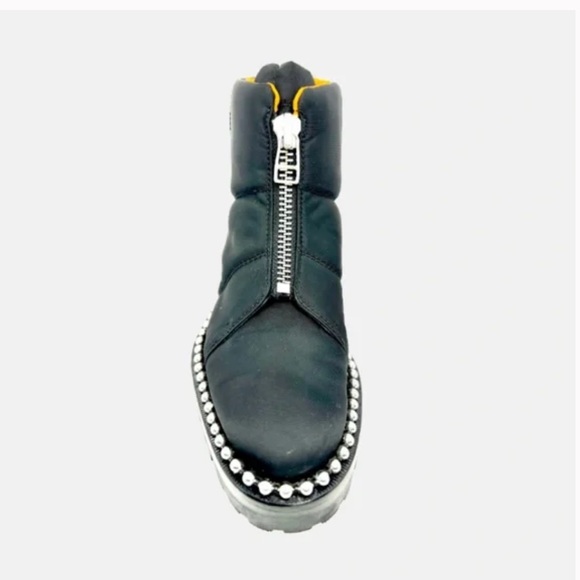 Alexander Wang Black Cooper Nylon Boots - Picture 2 of 11